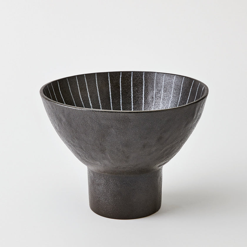 Global Views Cinder Footed Bowl