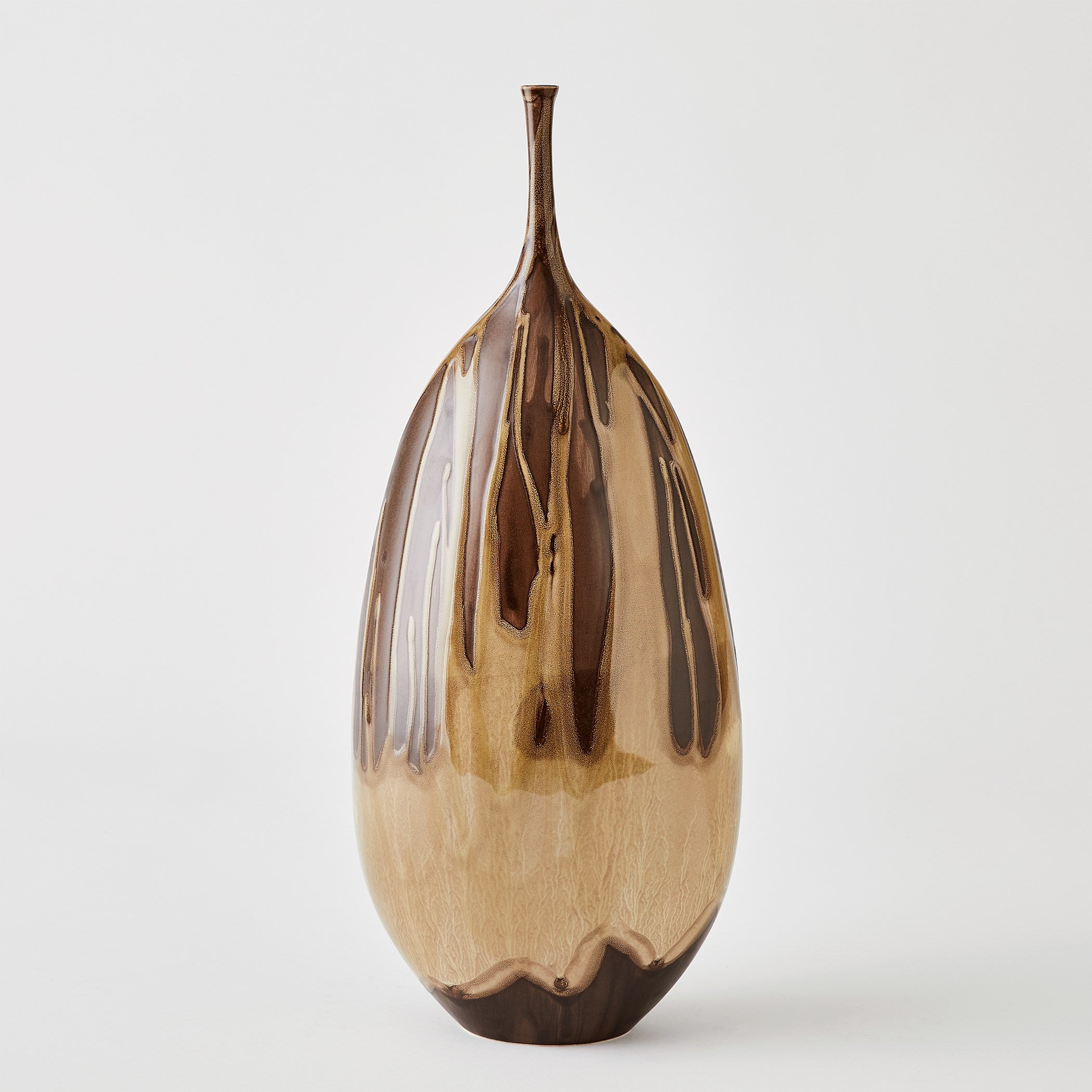 Global Views Splash Bottle Umber