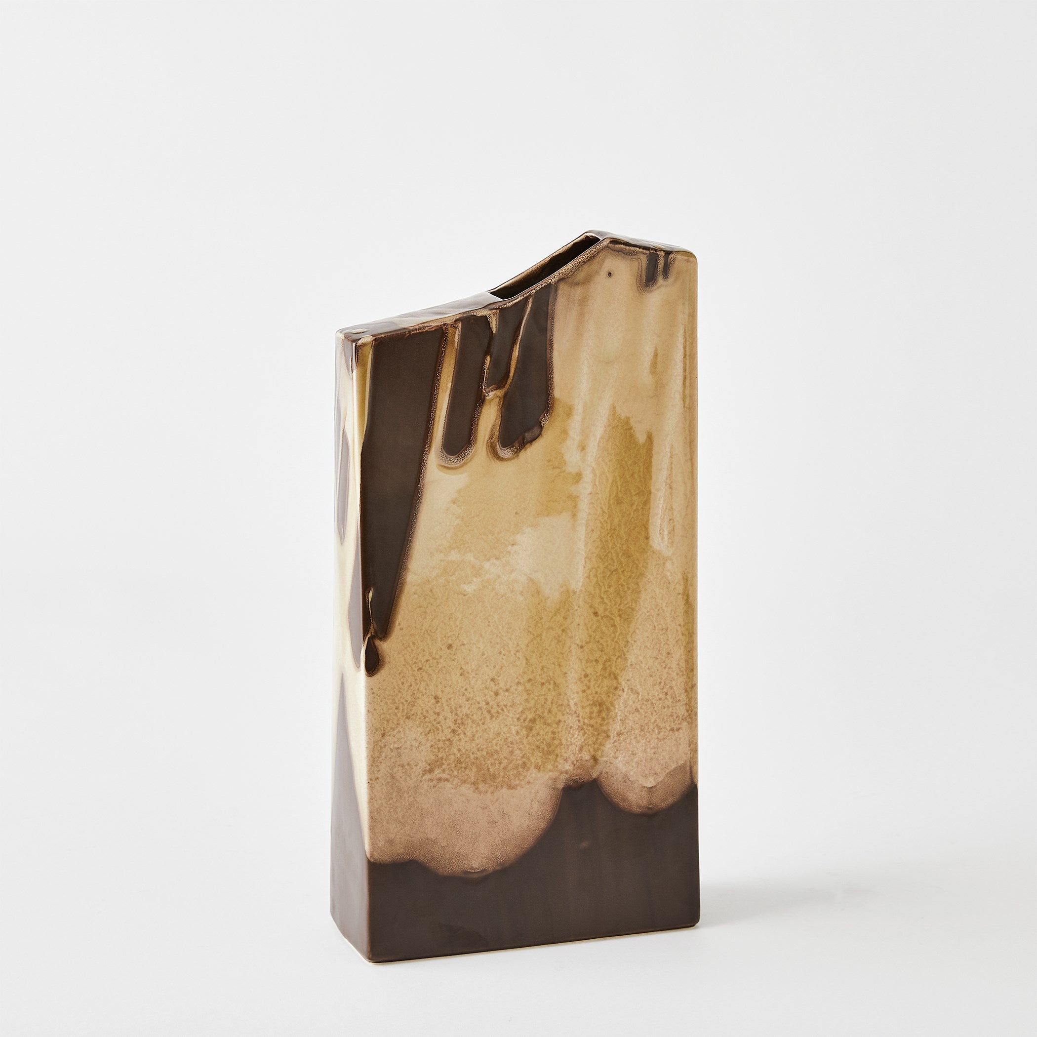 Global Views Column Splash Vase Umber