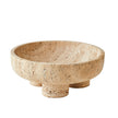 Global Views Priory Bowl Travertine