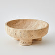 Global Views Priory Bowl Travertine