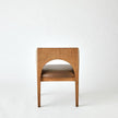 Global Views Arches Dining Chair-Nutmeg/Champagne