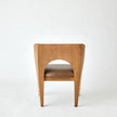 Global Views Arches Occasional Chair-Nutmeg/Champagne