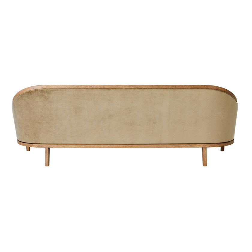 Global Views Tailored Sofa-Bleached Oak