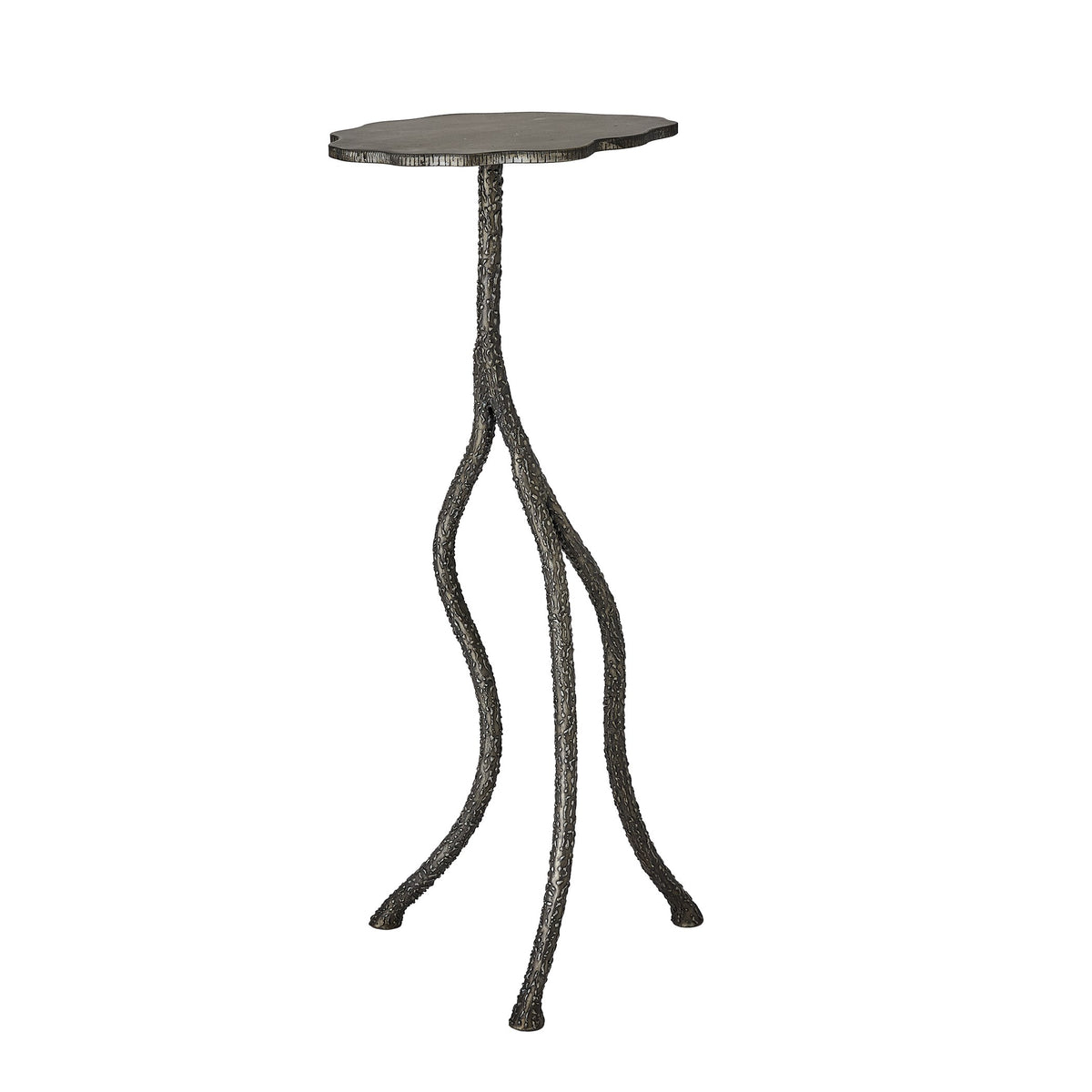 Global Views Forest Blossom Pedestal Natural Iron