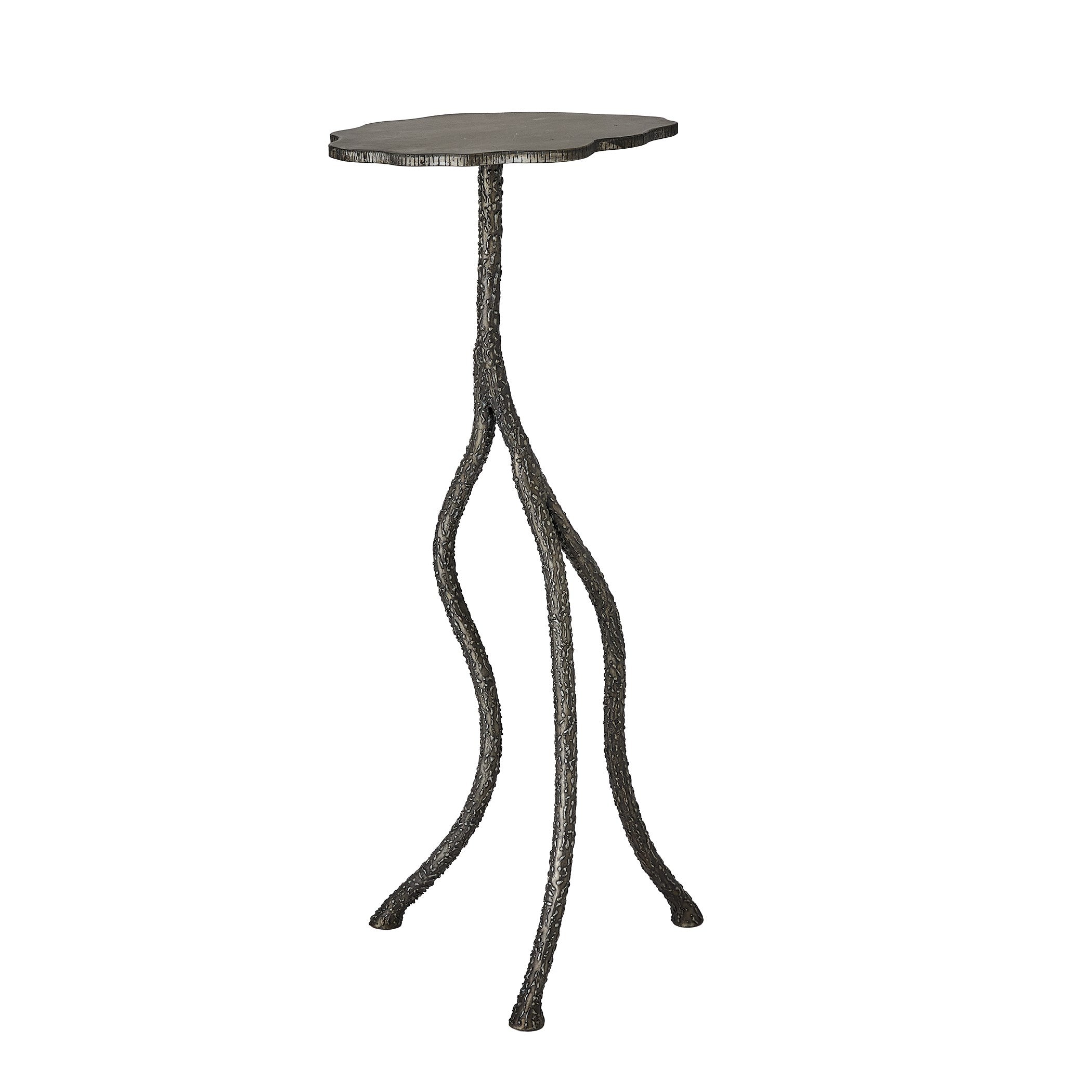 Global Views Forest Blossom Pedestal Natural Iron