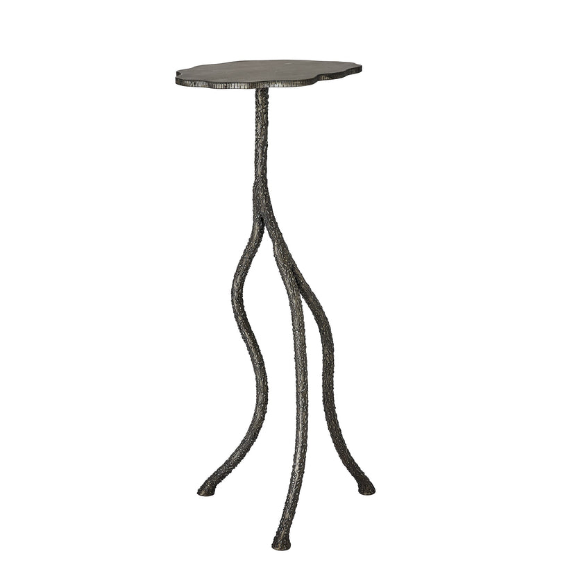 Global Views Forest Blossom Pedestal Natural Iron