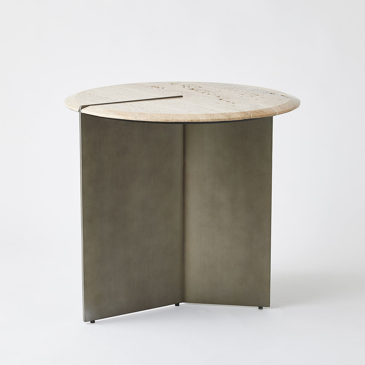 Global Views Sundial Side Table