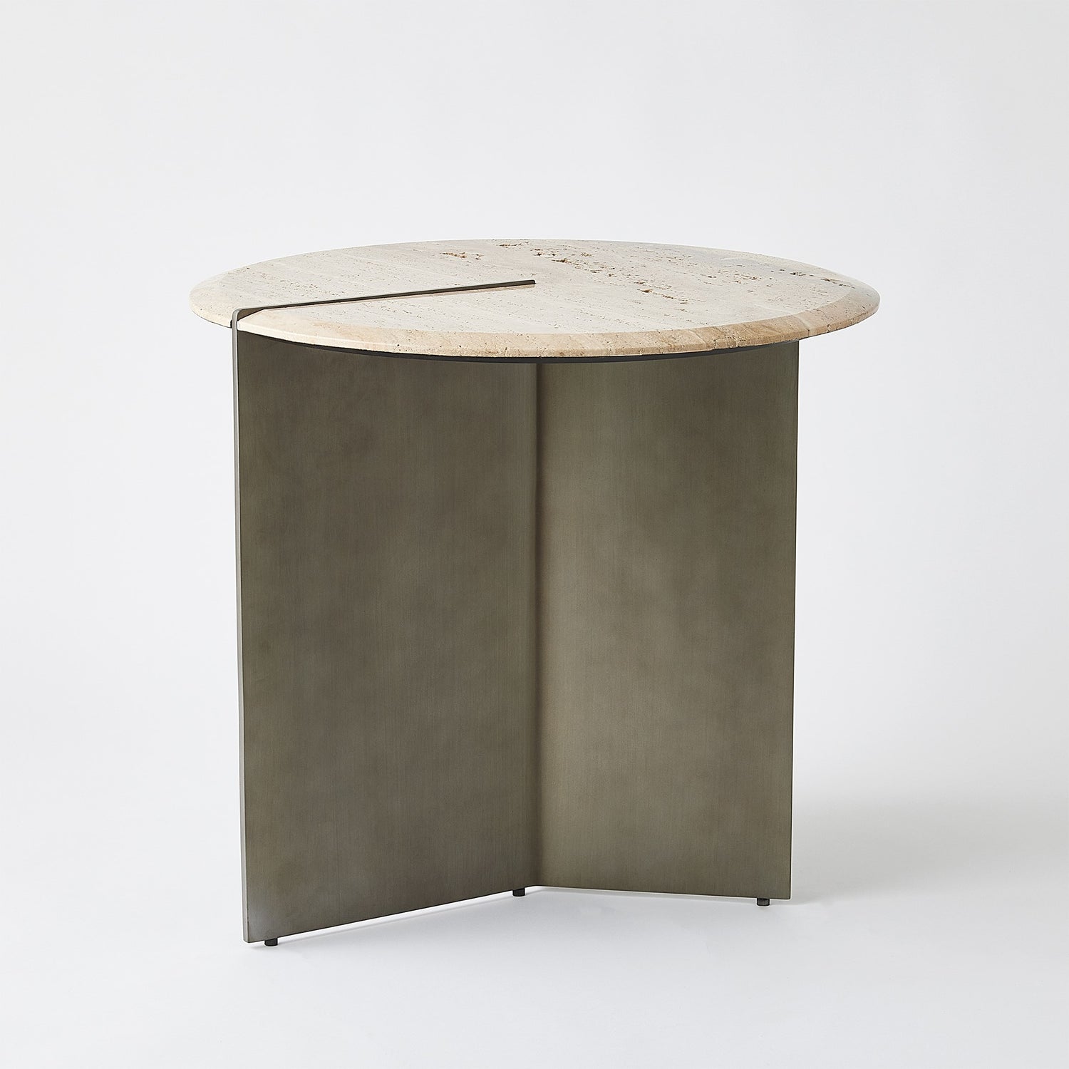 Global Views Sundial Side Table