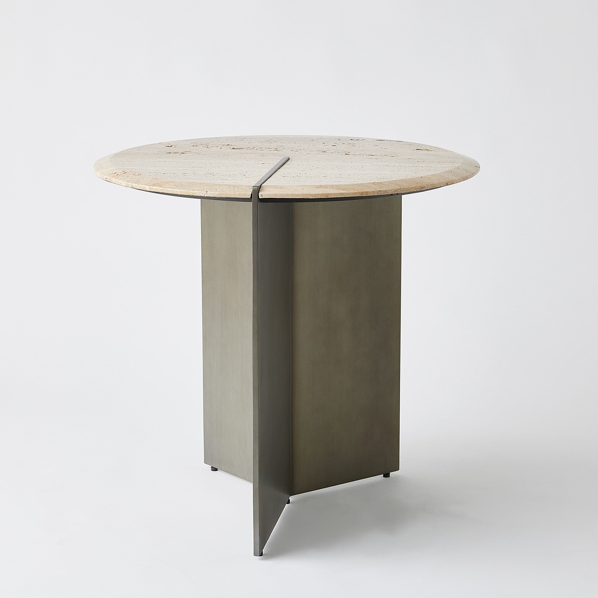 Global Views Sundial Side Table