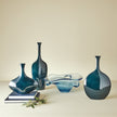 Global Views Triple Bubble Bowl Blue
