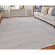 Feizy Prasad 39N8F Modern Distressed in Ivory/Silver/Gray