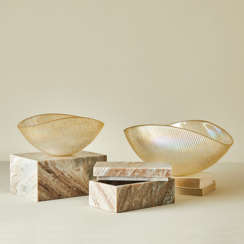 Global Views Pleated Bowl
