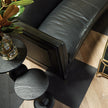 Global Views Vessel Side Table-Black-Lg