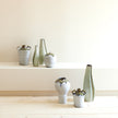 Global Views Volcan Grey/Reactive Green Vases