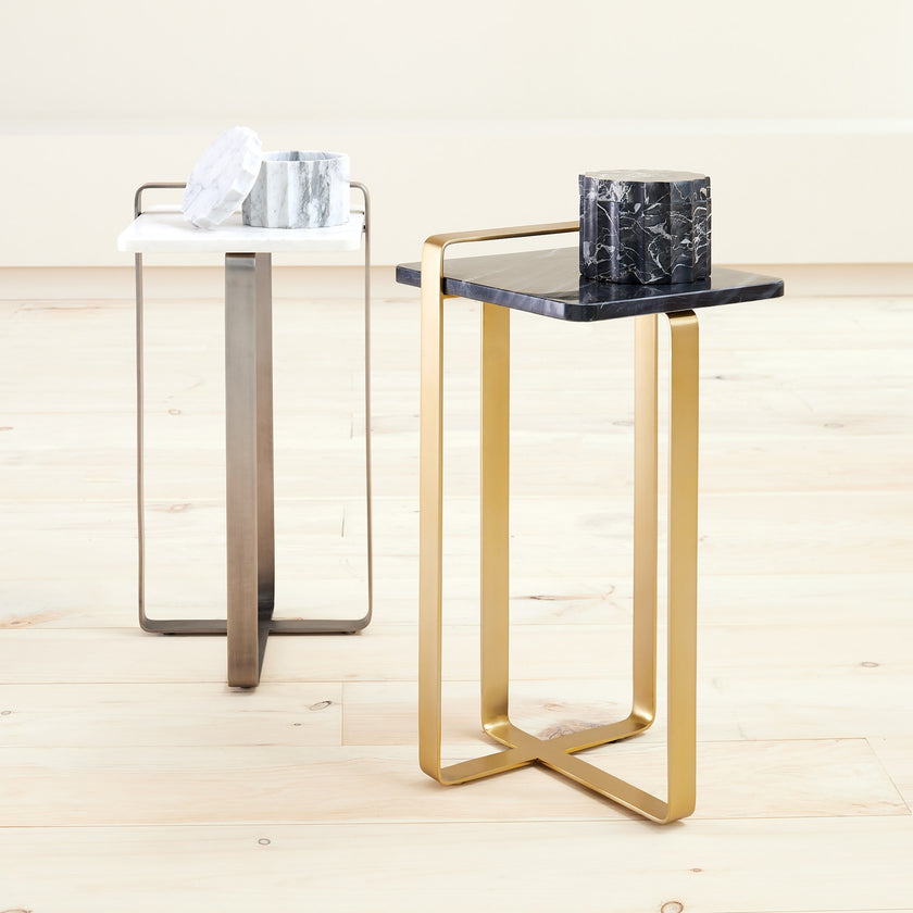 Global Views Edit Table Gunmetal