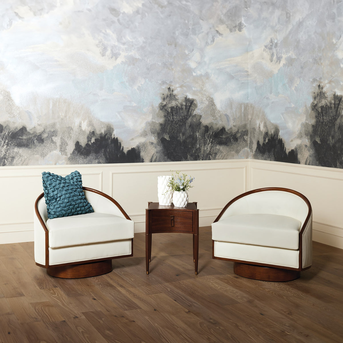 Global Views Square Ruche Pillow