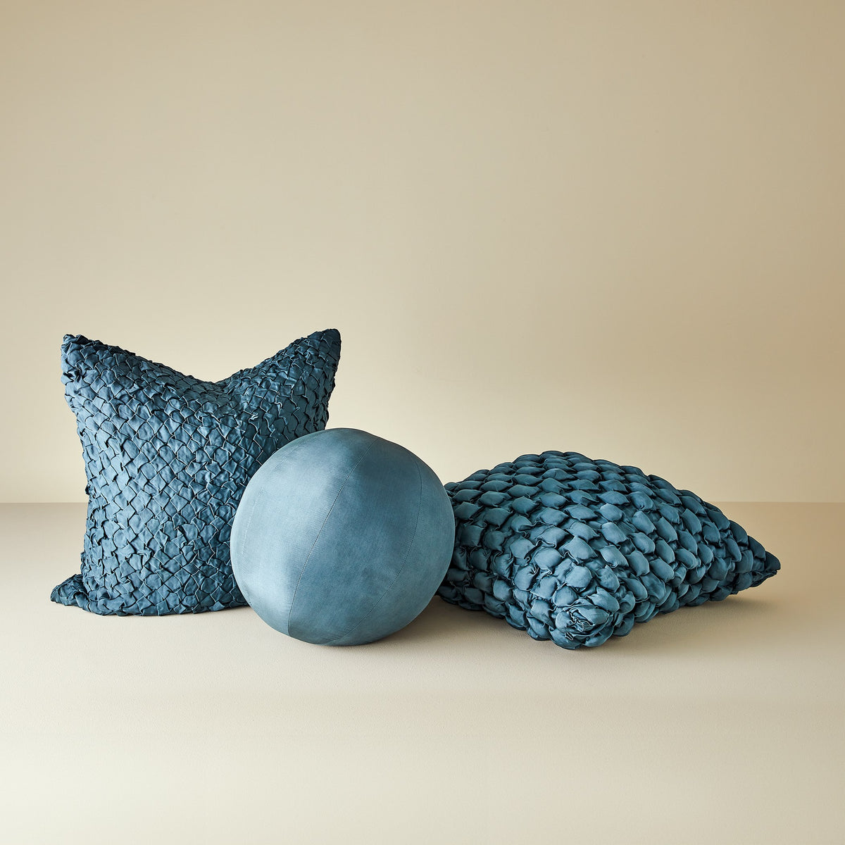 Global Views Diamond Ruche Pillow