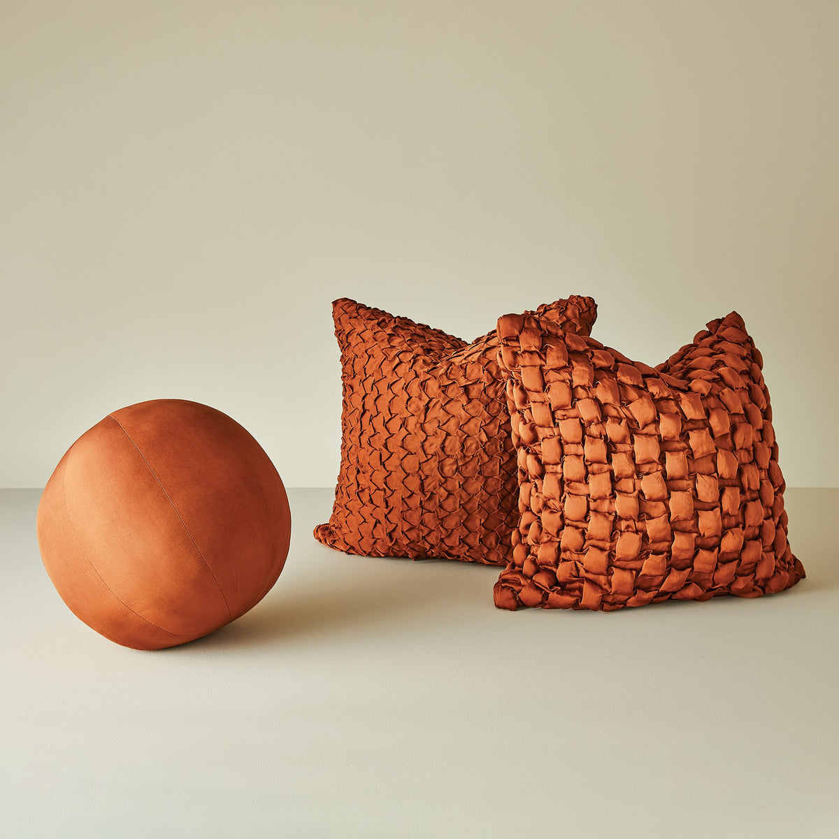 Global Views Diamond Ruche Pillow
