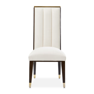Michael Amini Belmont Place Espresso Side Chair - Set of 2