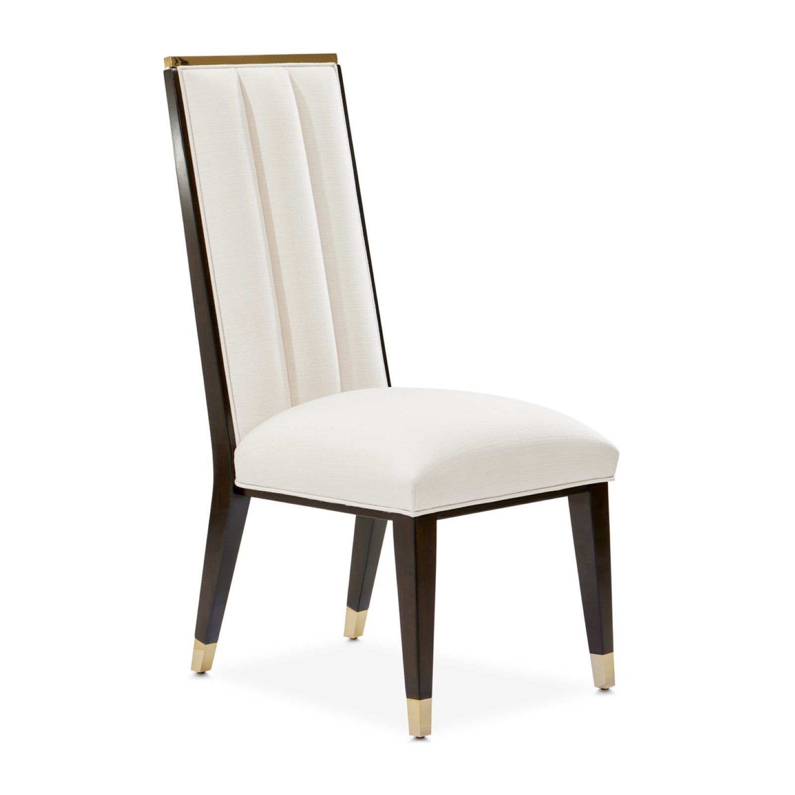 Michael Amini Belmont Place Espresso Side Chair - Set of 2