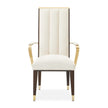 Michael Amini Belmont Place Espresso Arm Chair - Set of 2