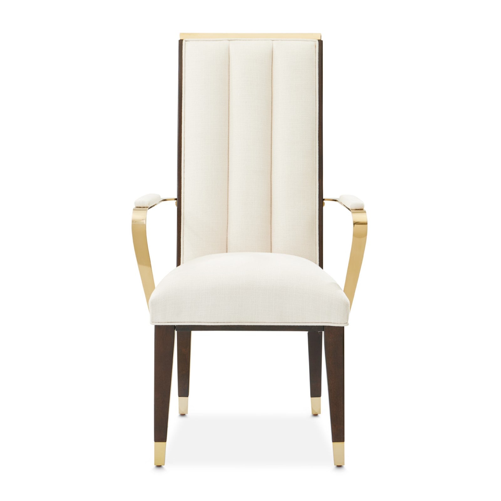 Michael Amini Belmont Place Espresso Arm Chair - Set of 2
