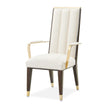 Michael Amini Belmont Place Espresso Arm Chair - Set of 2
