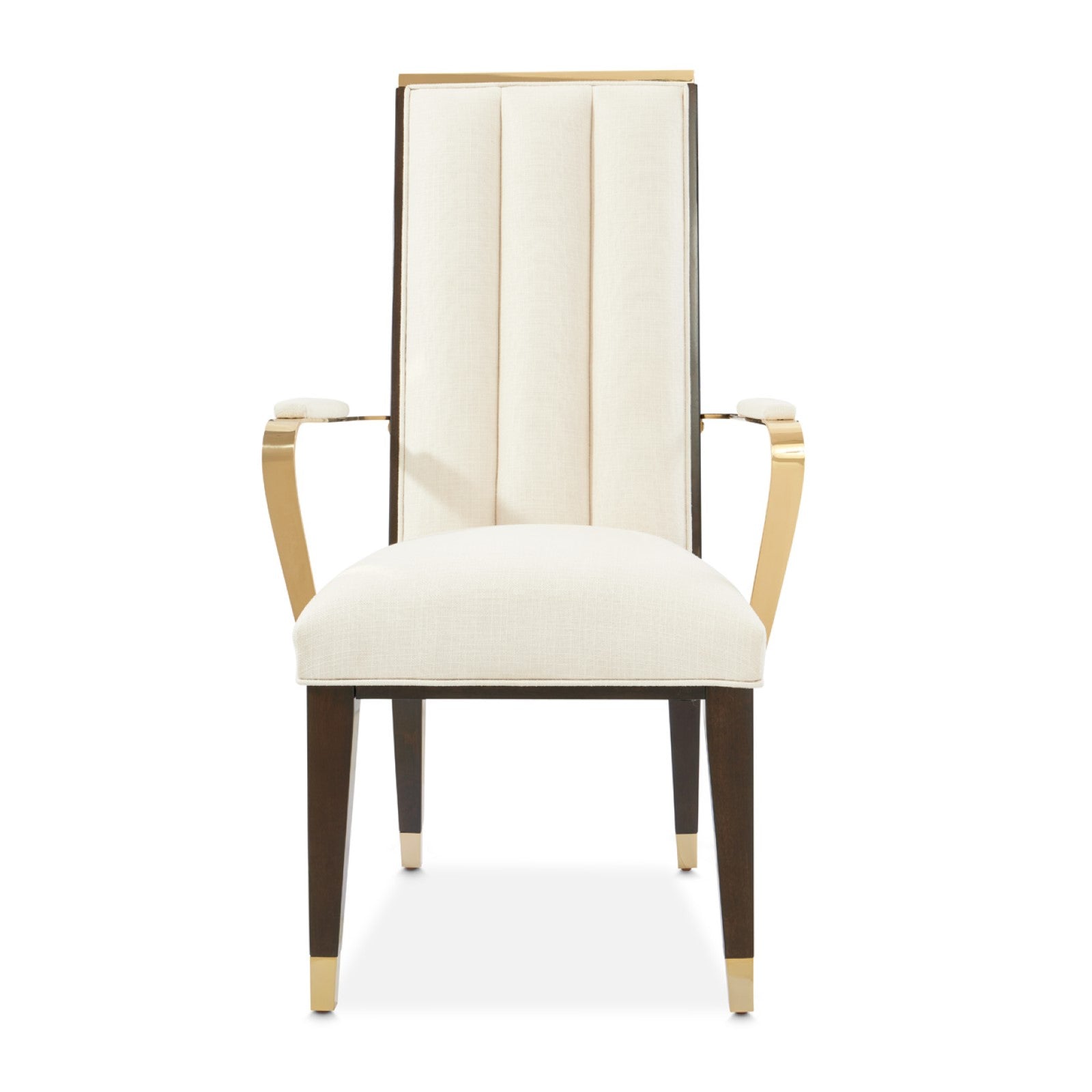 Michael Amini Belmont Place Espresso Arm Chair - Set of 2