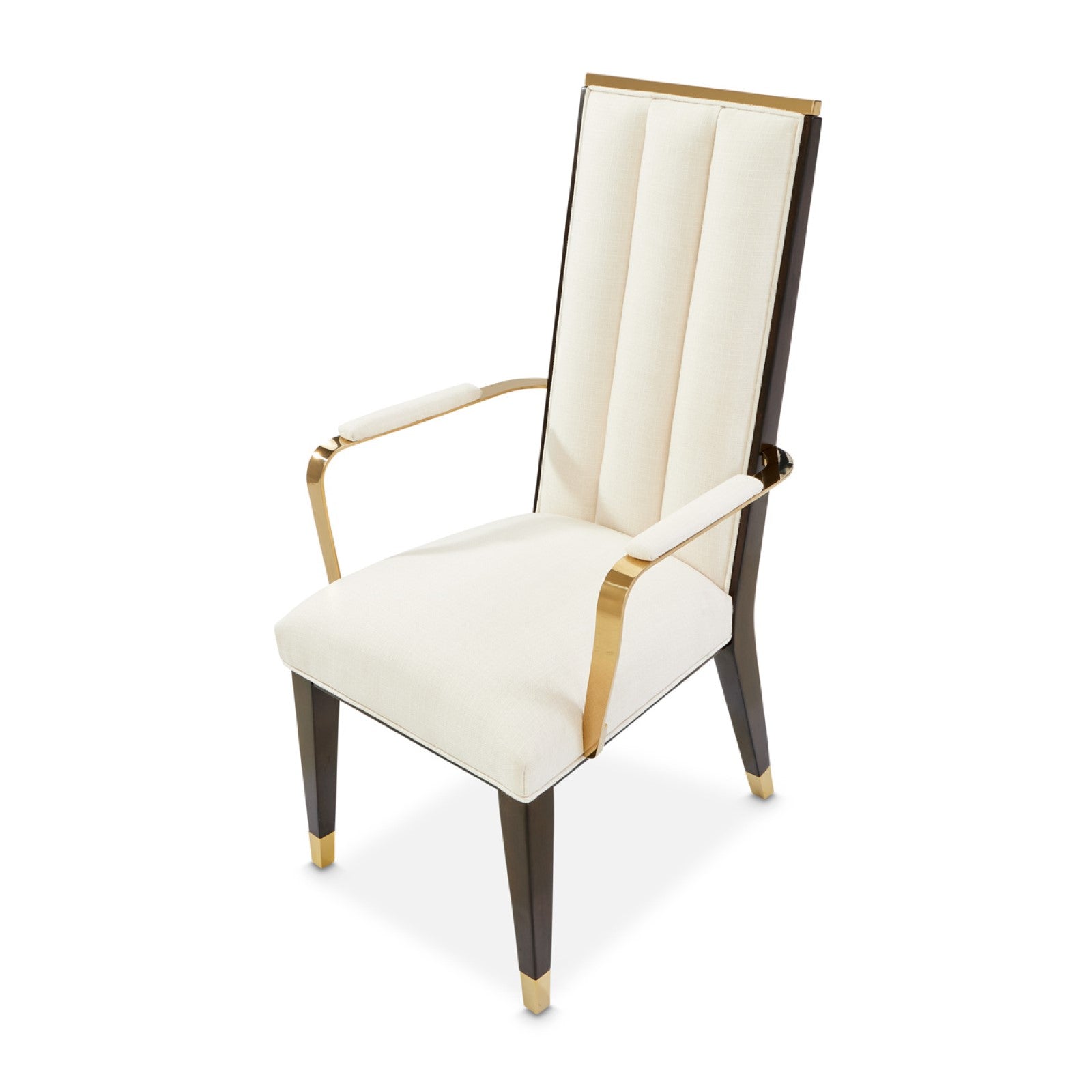Michael Amini Belmont Place Espresso Arm Chair - Set of 2
