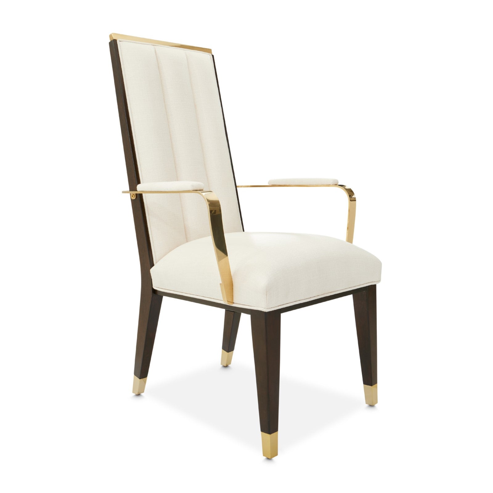 Michael Amini Belmont Place Espresso Arm Chair - Set of 2