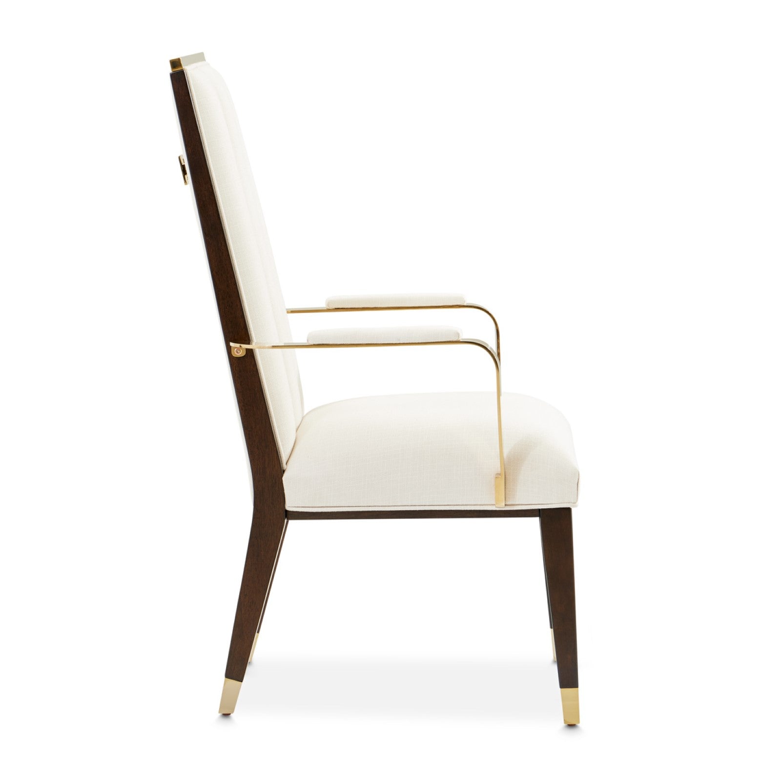 Michael Amini Belmont Place Espresso Arm Chair - Set of 2