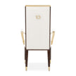 Michael Amini Belmont Place Espresso Arm Chair - Set of 2