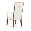 Michael Amini Belmont Place Espresso Arm Chair - Set of 2