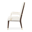 Michael Amini Belmont Place Espresso Arm Chair - Set of 2