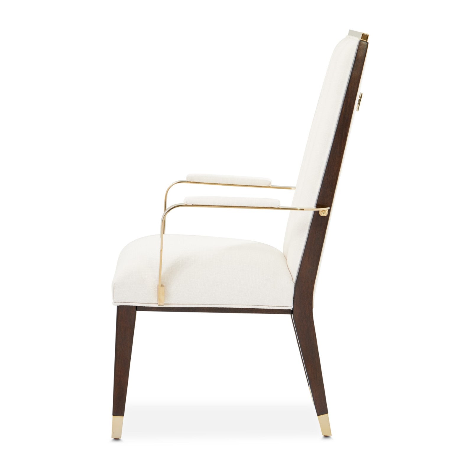 Michael Amini Belmont Place Espresso Arm Chair - Set of 2