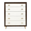 Michael Amini Belmont Place 5-Drawer Chest - Espresso