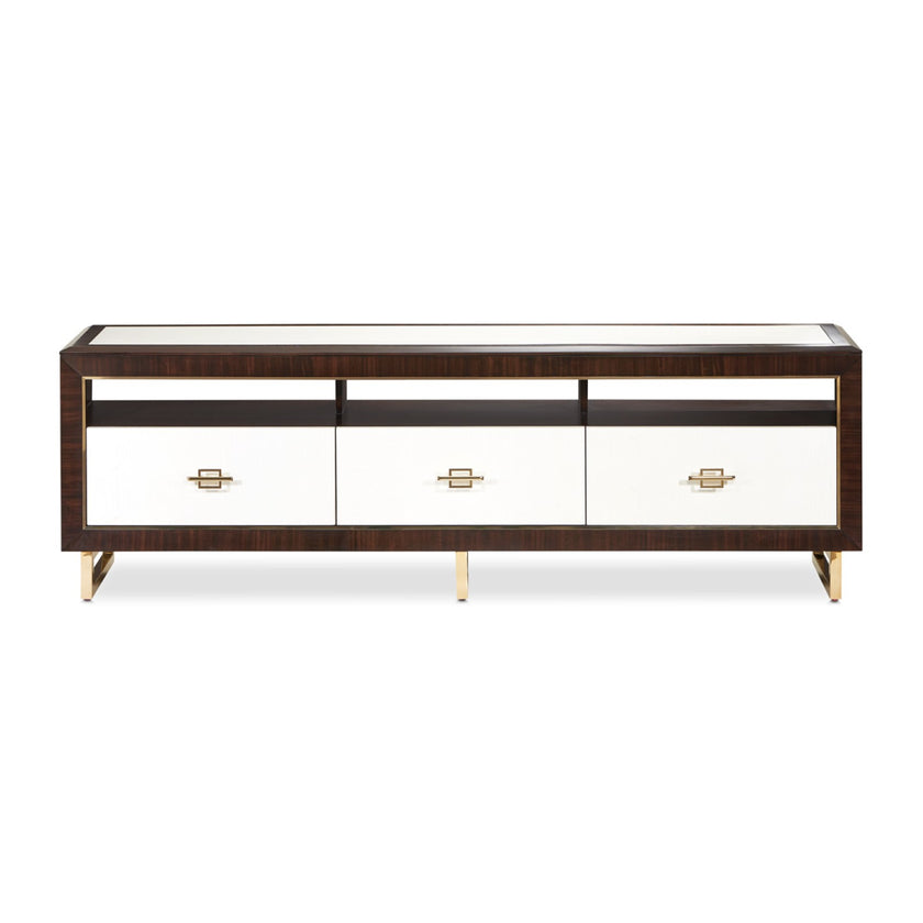 Michael Amini Belmont Place Media Cabinet - Espresso