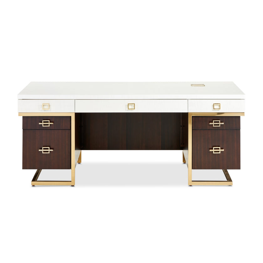 Michael Amini Belmont Place Desk - Espresso