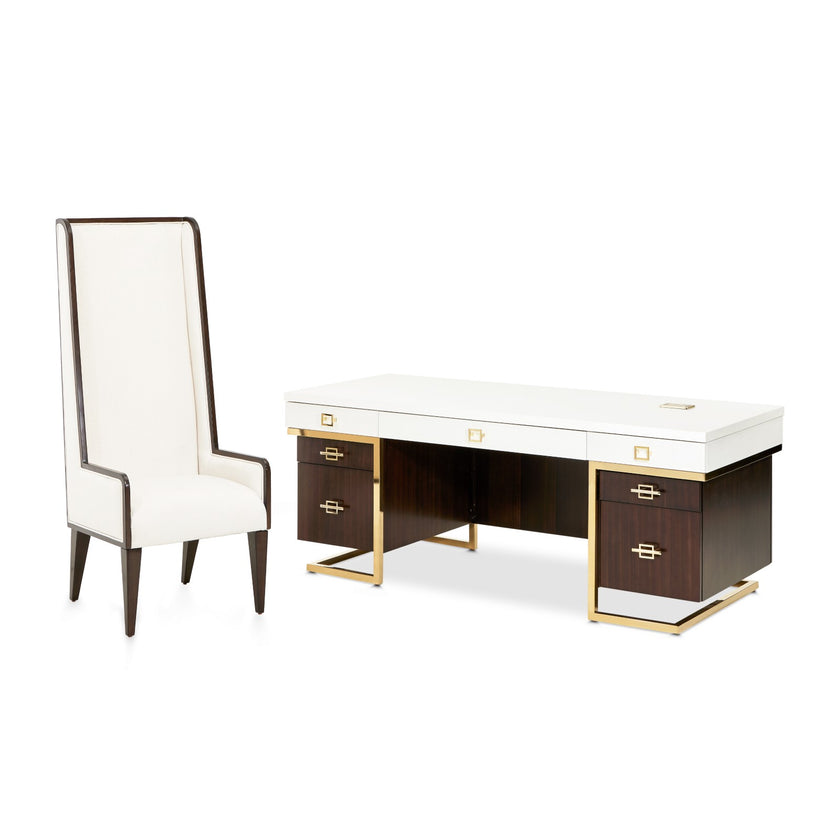 Michael Amini Belmont Place Desk - Espresso