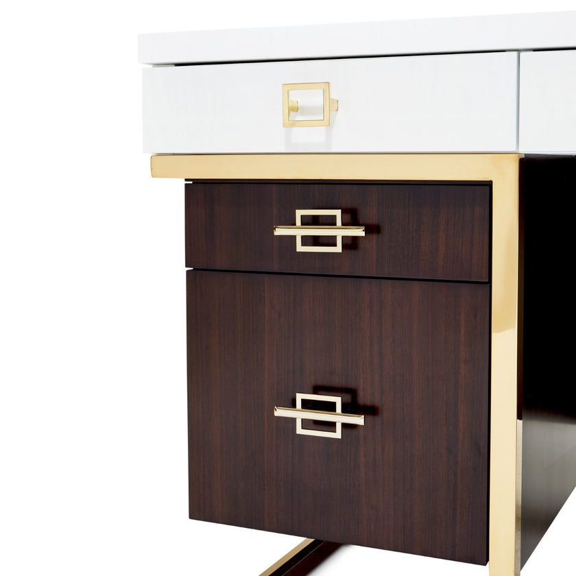 Michael Amini Belmont Place Desk - Espresso