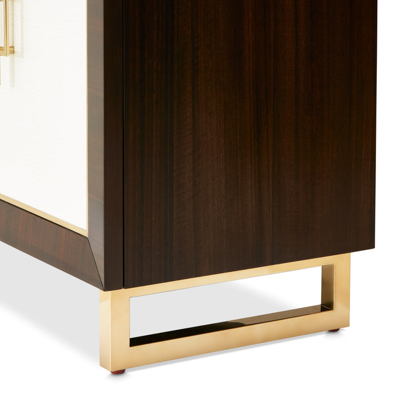Michael Amini Belmont Place Display Cabinet - Espresso