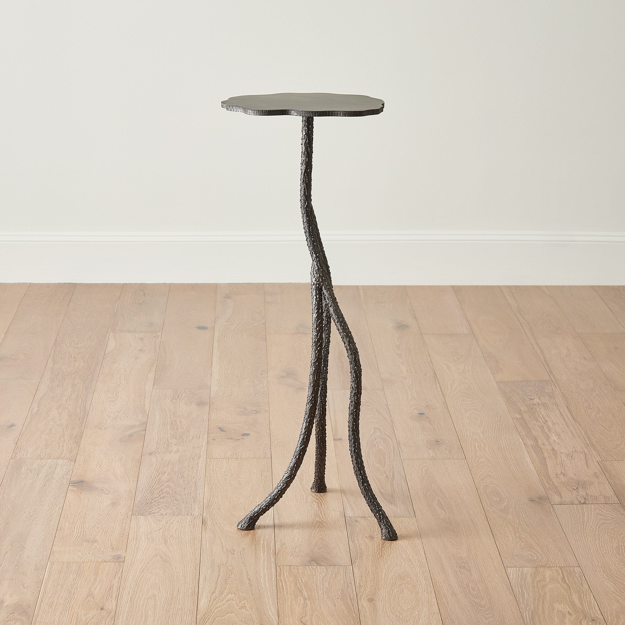 Global Views Forest Blossom Pedestal Natural Iron