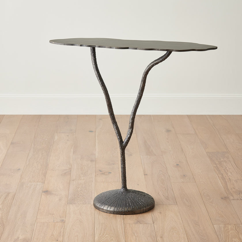 Global Views Forest Blossom Console-Natural Iron