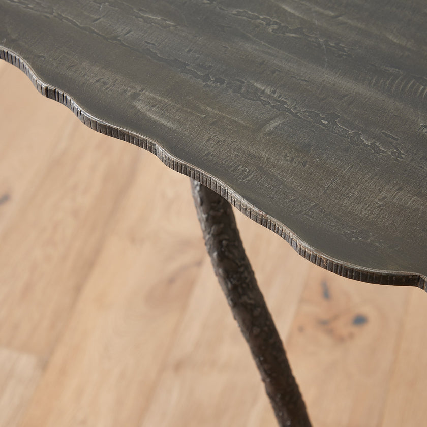 Global Views Forest Blossom Console-Natural Iron