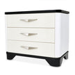 Michael Amini Tuxedo Nightstand, Large - Piano Keyboard