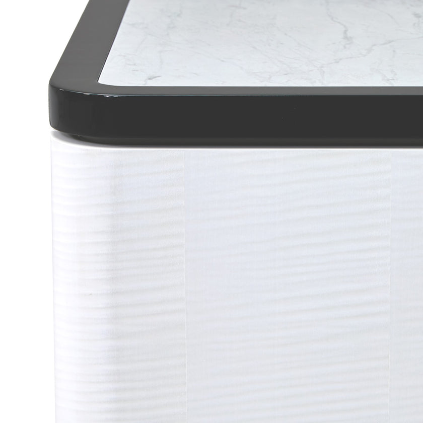 Michael Amini Tuxedo Nightstand, Large - Piano Keyboard