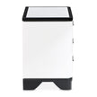 Michael Amini Tuxedo Nightstand, Large - Piano Keyboard