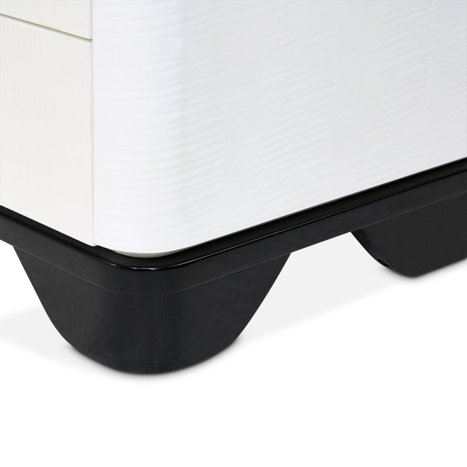 Michael Amini Tuxedo Nightstand, Large - Piano Keyboard