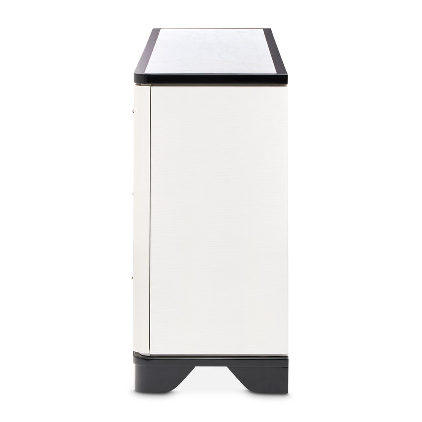 Michael Amini Tuxedo Dresser - Piano Keyboard